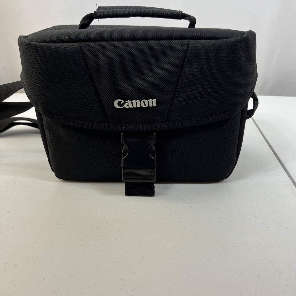 Canon‎ Padded Camera Case Hand & Shoulder Straps Adjustable Dividers
